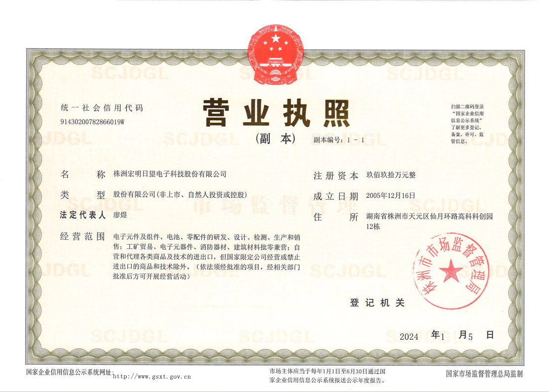 株洲宏明日望电子科技股份有限公司,宏明日望,株洲电子科技,湖南电容器,株洲电容器,电容器